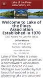 Mobile Screenshot of lakeofthepines.cc